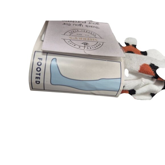 Leopard Print Childrens Footed Tights Size 4/6X Cat & Jack Cotton & Nylon Blen - Picture 6 of 6